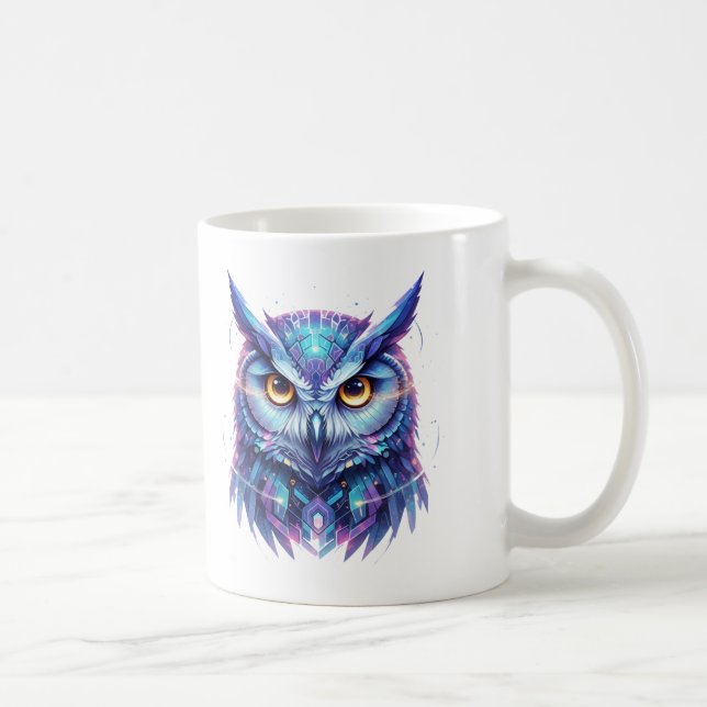 Quantum Owl Spirit of Wisdom Kaffeetasse (Rechts)