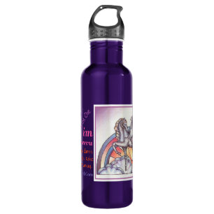 Quantum Pegasus - Zitate - Wasser-Flasche Edelstahlflasche