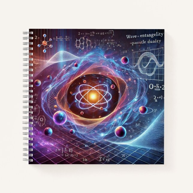 Quantum Physics & Atomic Energy Notizbuch (Vorderseite)