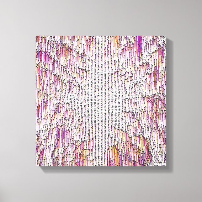 Quantum Physics Colorful Design  Leinwanddruck (Vorderseite)