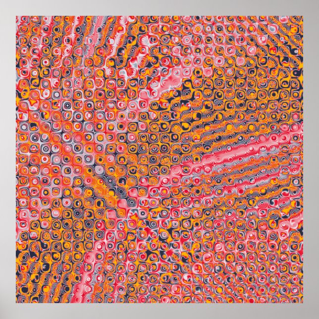 Quantum physics contemporary wall decor  poster (Vorne)