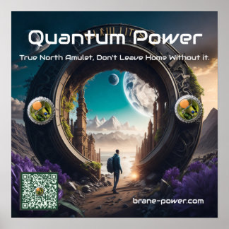 Quantum Power-True North Amulet Poster
