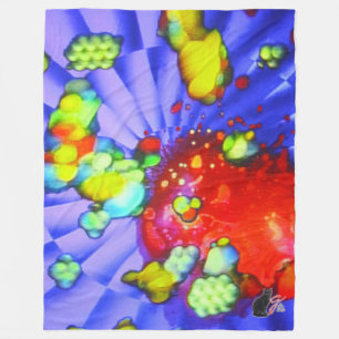 Quantum Quietude Fleece Blanket