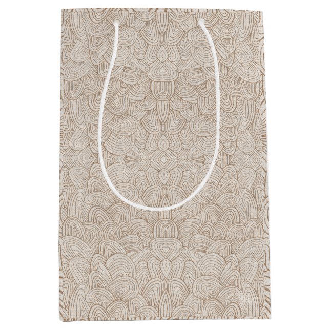 Quantumn Weave - Warm Neutral Mittlere Geschenktüte (Vorderseite)