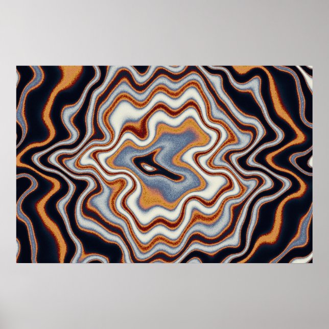 Quantumphysik-Acrylgemälde  Poster (Vorne)