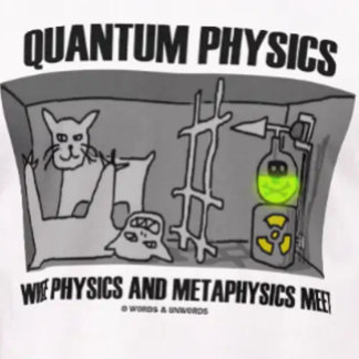 Quantums-Physik, wo Physik und Metaphysik sich T-Shirt