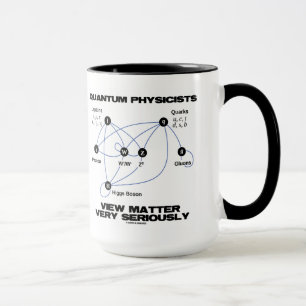 Quantums-Physiker-Ansicht-Angelegenheit sehr Tasse