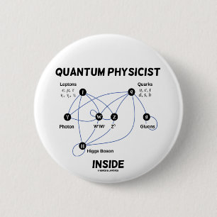 Quantums-Physiker-Innere (Higgs Feld Higgs Boson) Button