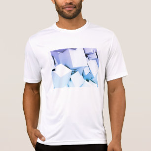 Quantums-Technologie als abstrakte Konzept-Kunst T-Shirt