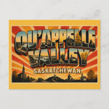 Qu'Appelle Valley Saskatchewan Panoramastraße