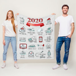 Quarantäne 2020 Gedenkfeier Weihnachten Fleecedecke