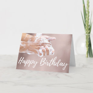Quarantäne Birthday Card Funny Rose Gold Karte