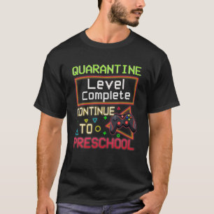 Quarantäne-Ebene abgeschlossen bis zur Schule T-Shirt