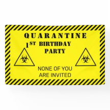 Quarantäne Geburtstagspartei jedes Alters Personal