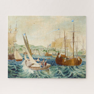 Quarantäne, Insel Staten 1833 Puzzle