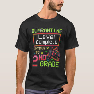 Quarantäne-Level bis zur zweiten Stufe abgeschloss T-Shirt