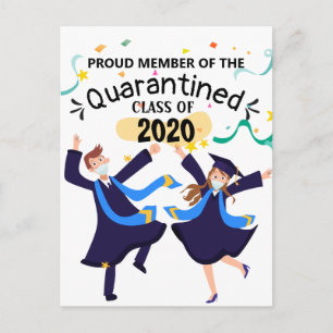 Quarantäneklasse 2020 postkarte