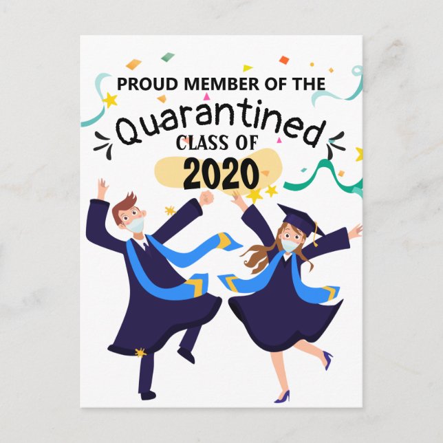 Quarantäneklasse 2020 postkarte (Vorderseite)