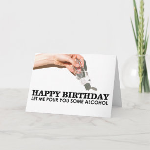 Quarantine Birthday Card Funny Hand Sanitizer Karte