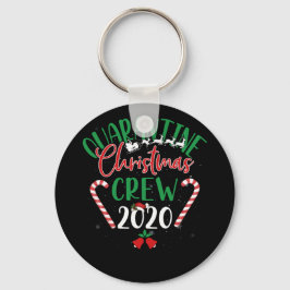 Quarantine Christmas Crew 2020 Red Green Style Schlüsselanhänger