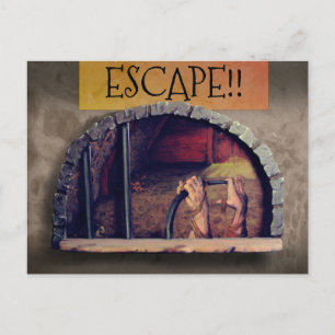 QUARANTINE ESCAPE-GEFANGENE VON Slipperywindow Postkarte