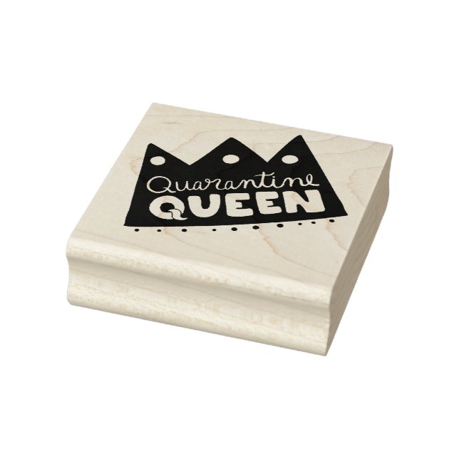 Quarantine Queen Gummistempel (Stempel)