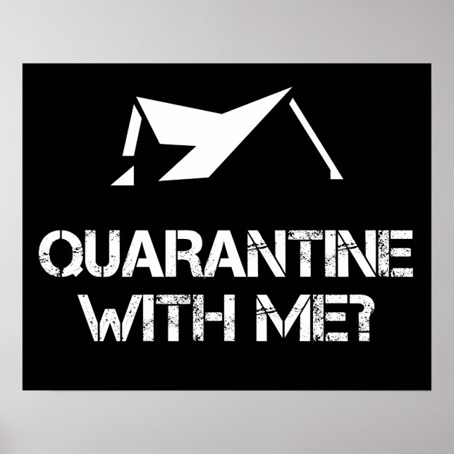 Quarantine with Me? Poster (Vorne)