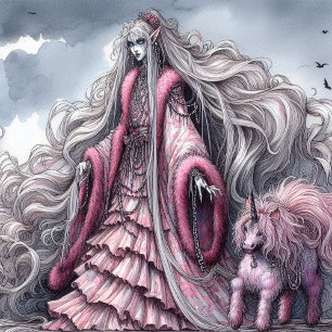 Quaraun & BoomFuzzy - Embrace Wandteppich Mit Holzrahmen