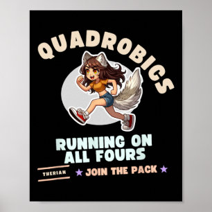 Quardrobics Therian Gear für Teenager Tween Girl F Poster