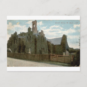 Quarr Abbey Insel Wight Vintage Ansicht Postkarte
