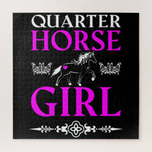 Quarter Horse Girl Puzzle
