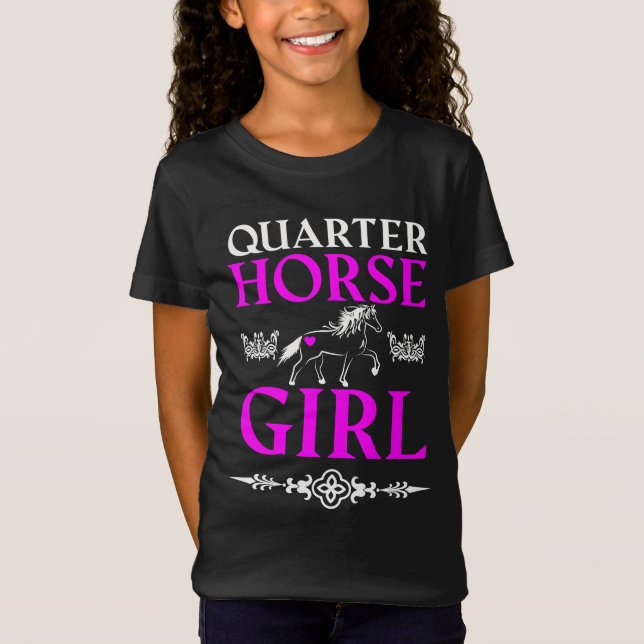 Quarter Horse Girl T - Shirt (Vorderseite)