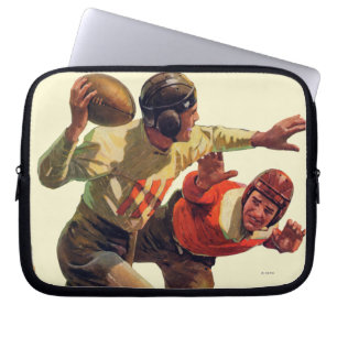 Quarterback-Durchlauf Laptopschutzhülle