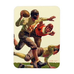 Quarterback-Durchlauf Magnet