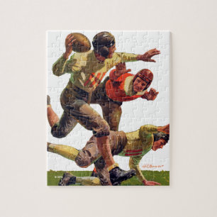 Quarterback-Durchlauf Puzzle