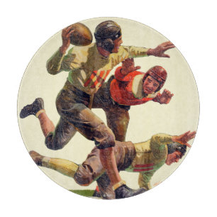 Quarterback-Durchlauf Schneidebrett