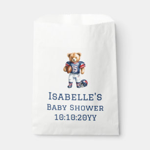 Quarterback Football Teddy Bear Baby Dusche Geschenktütchen