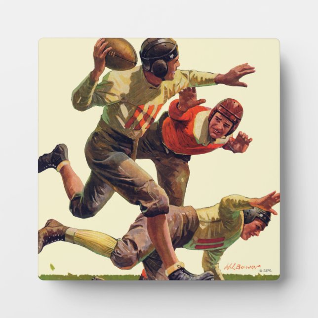 Quarterback-Pass Fotoplatte (Vorderseite)