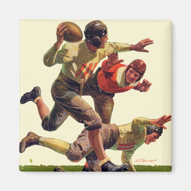 Quarterback-Pass Magnet (Vorne)