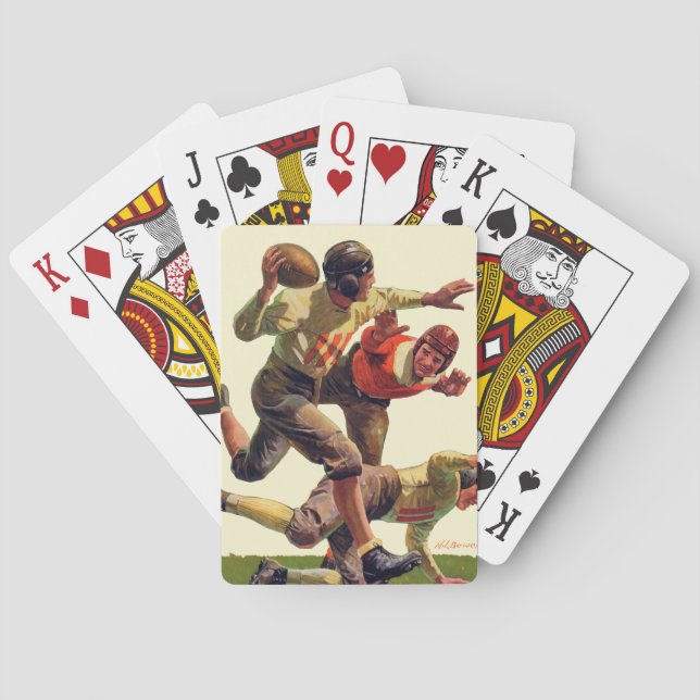 Quarterback-Pass Spielkarten (Rückseite)