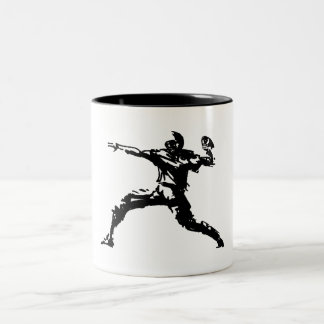 Quarterback Zweifarbige Tasse