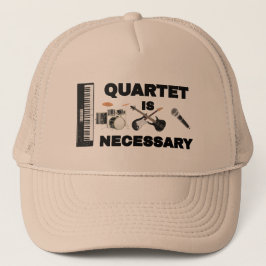 QUARTET IST ERFORDERLICH TRUCKERKAPPE