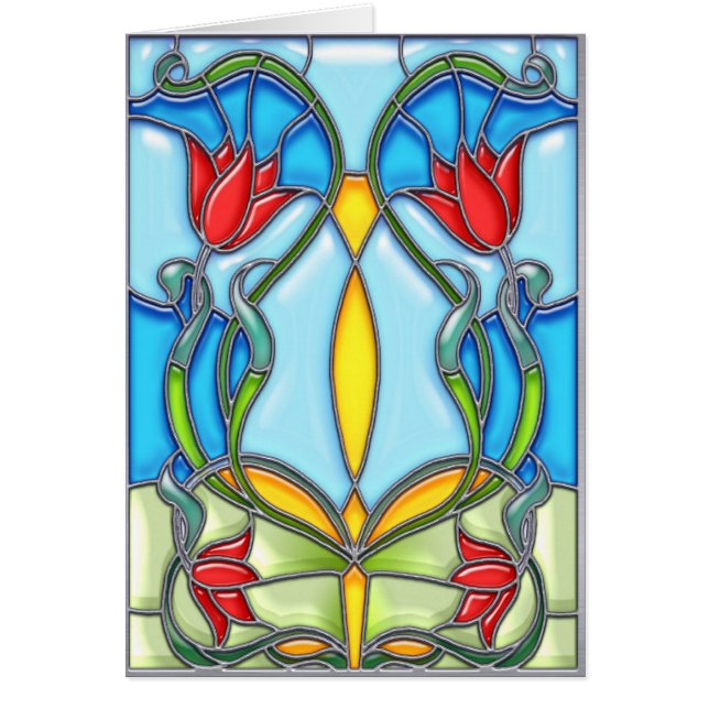 Quartett der roten Tulpen (Vorne)