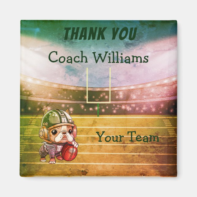 Quartett des Bulldoggen in Frankreich als Trainer Magnet (Vorne)