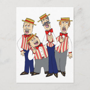 Quartett Postkarte