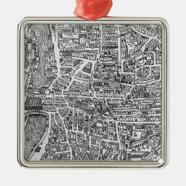 Quartier DES Ecoles Ornament Aus Metall (Vorne)