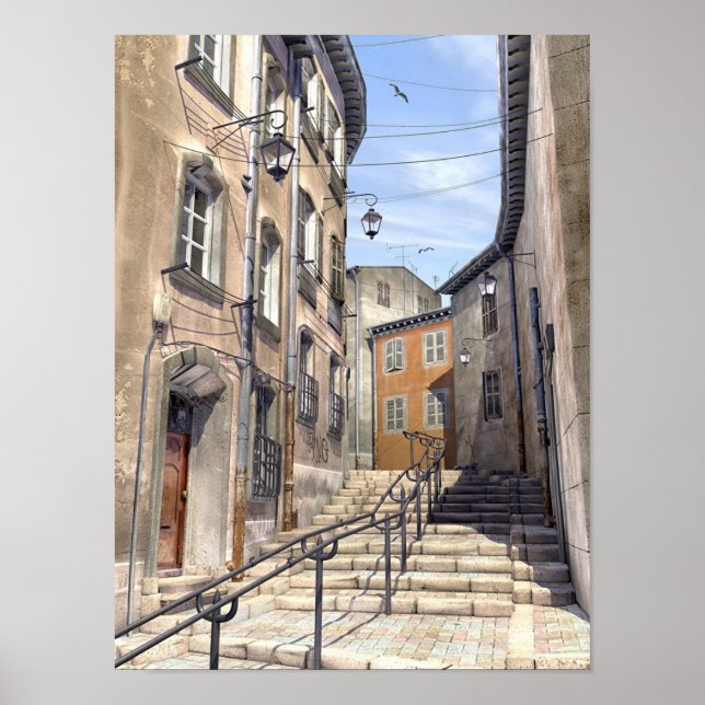 Quartier du Panierà Marseille Poster (Vorne)