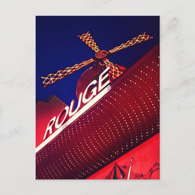 Quartier Pigalle Paris Postkarte (Vorderseite)