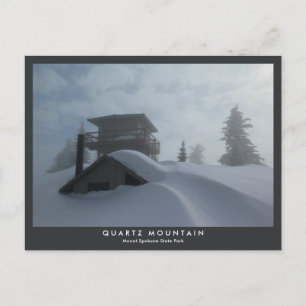 Quartz Mountain — Winter Schneeverwehungen Postkarte