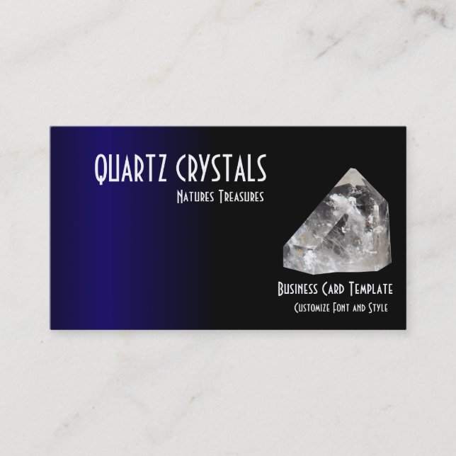 Quartz Visitenkarte (Vorderseite)